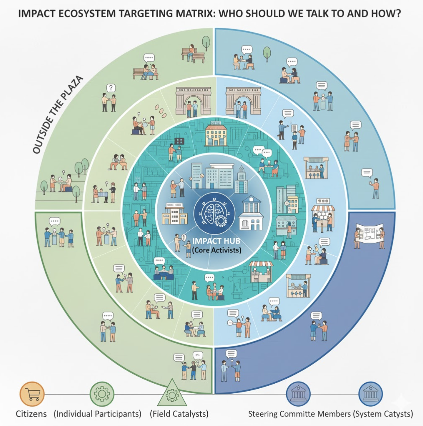 임팩트 생태계 타겟팅: 우리는 누구에게 말을 걸어야 하는가