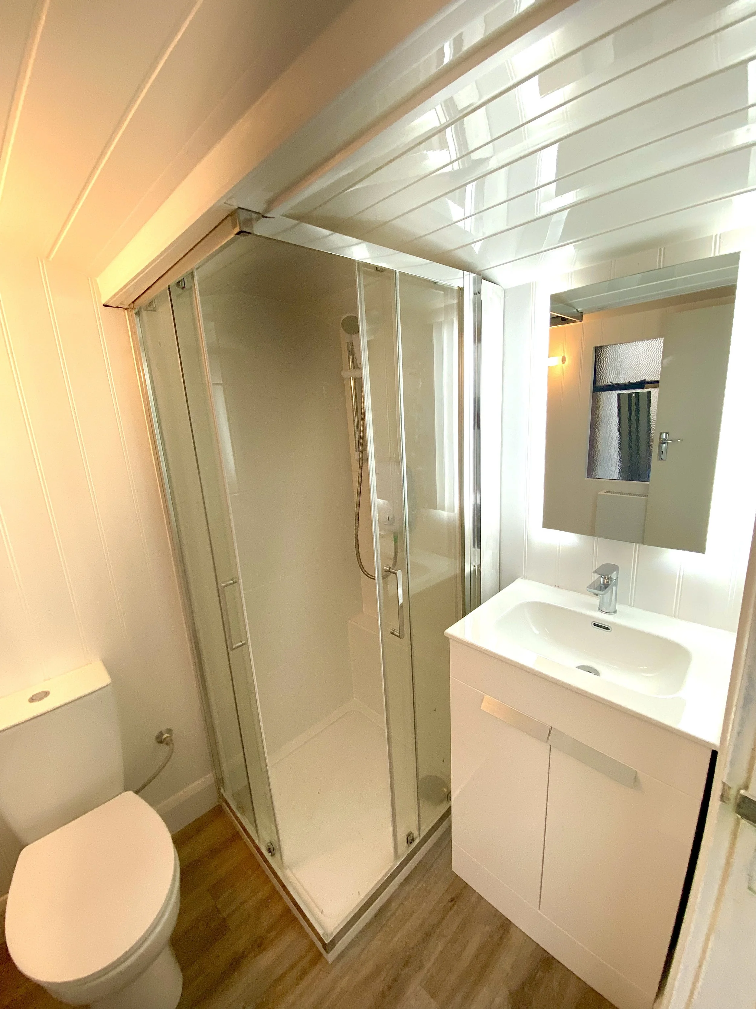 Gray Square Bathroom