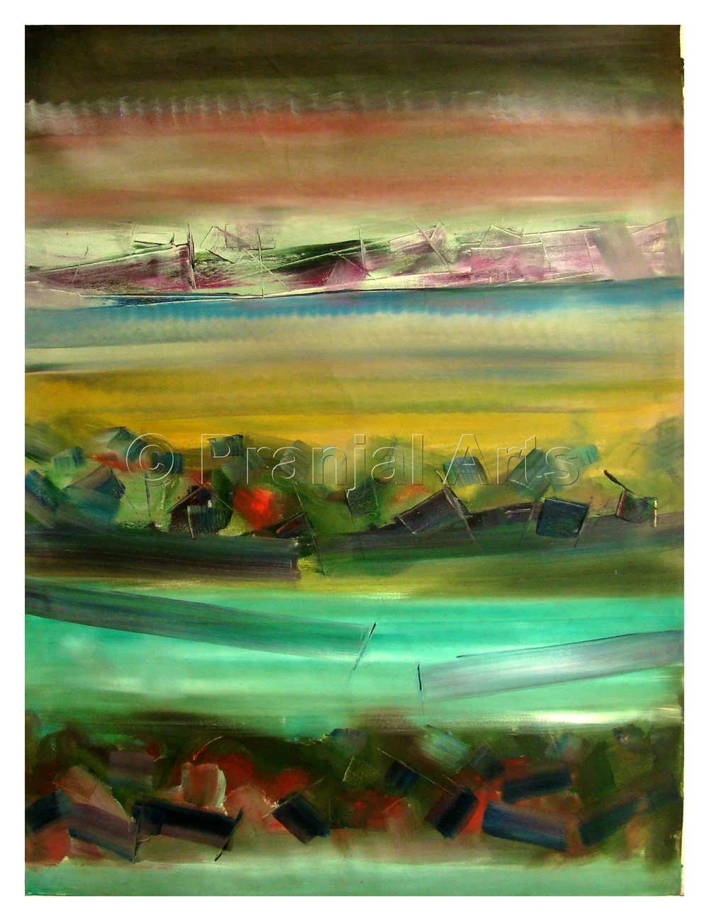 Abstract Landscapes by Basant Bhargav