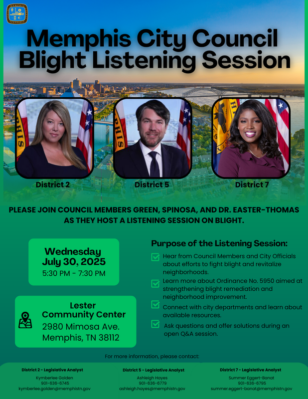 Blight Listening Session
