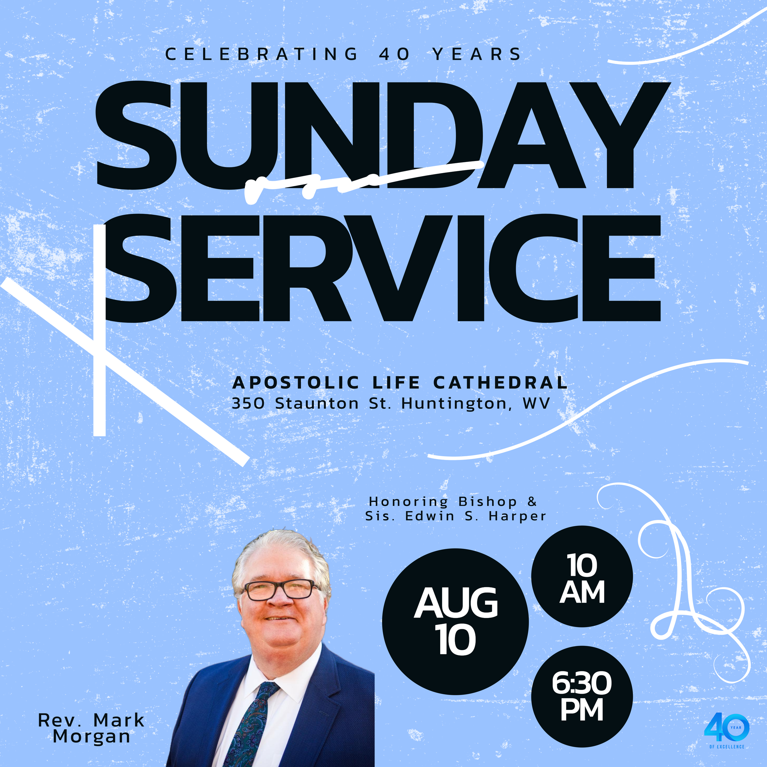 40th Anniversary Serices 
