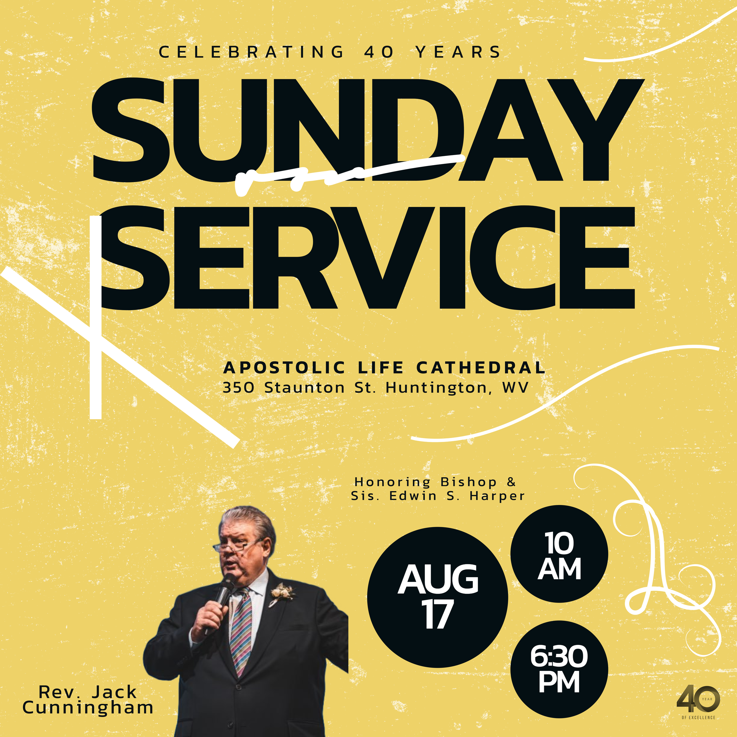 40th Anniversary Serices 