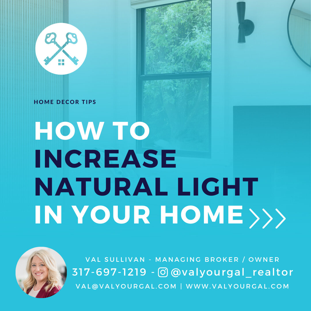 Natural lighting can truly make or break a room. Swipe for some simple tips to increase natural lighting in your home!​​​​​​​​
​​​​​​​​
If I missed a tip, share in the comments your favorite way to bring in some natural light in your space!​​​​​​​​
​