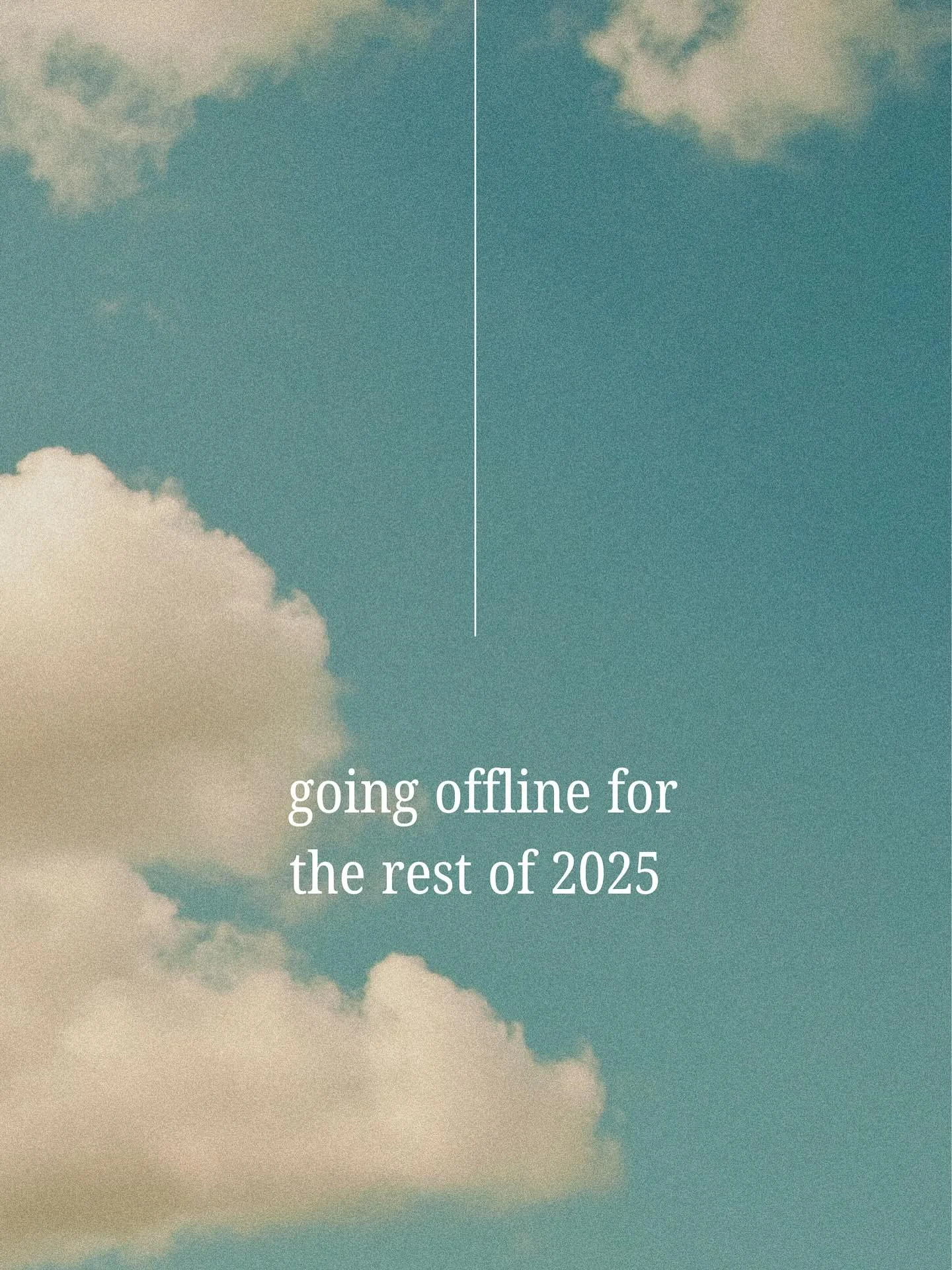 Honestly would love to keep in touch (just not here 😅). 

In my endless saga of &ldquo;how to have a healthy relationship with my phone&rdquo; I&rsquo;ve found that lengthy breaks from social media are a necessity. 

Recently I interviewed a seasone