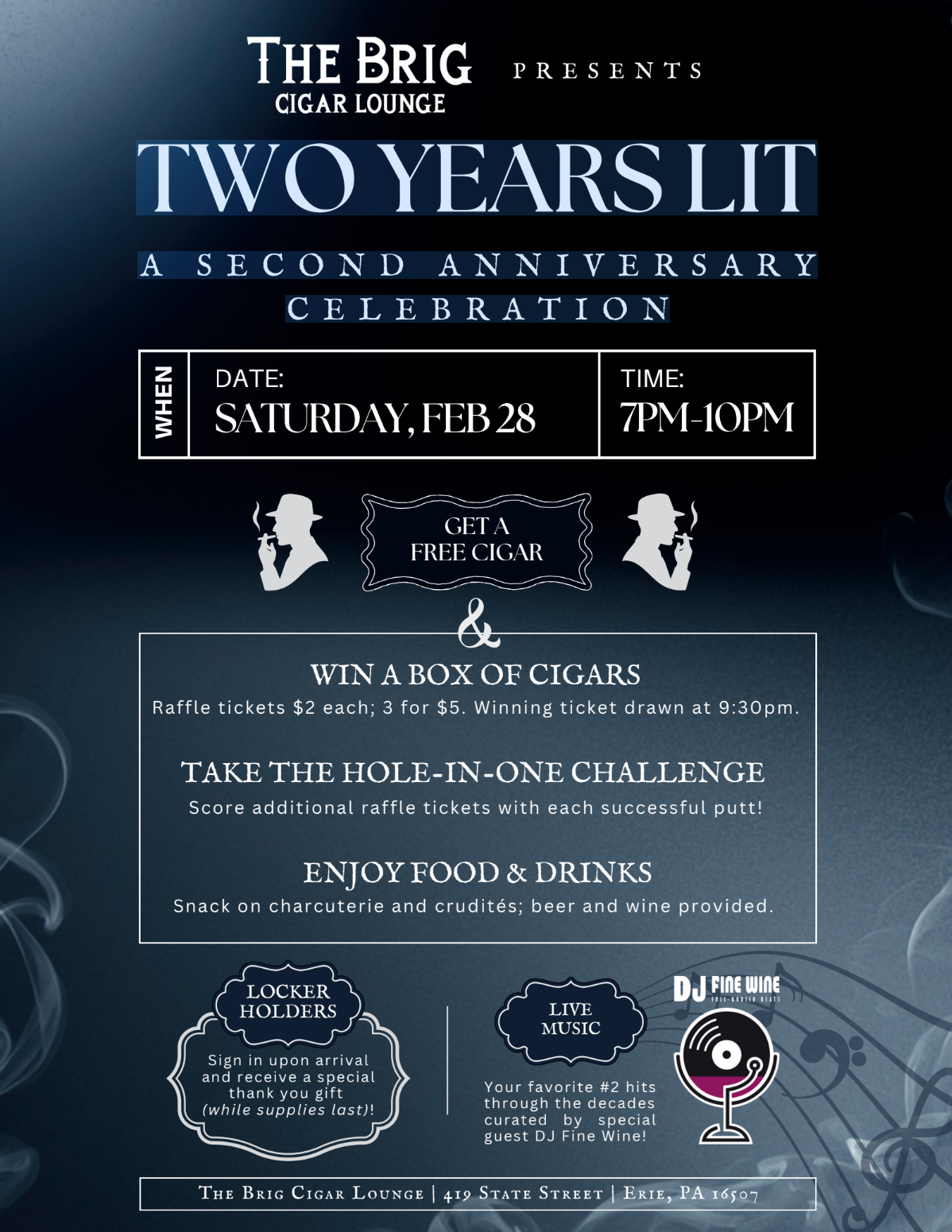 Two Years Lit - The Brig's 2nd Birthday