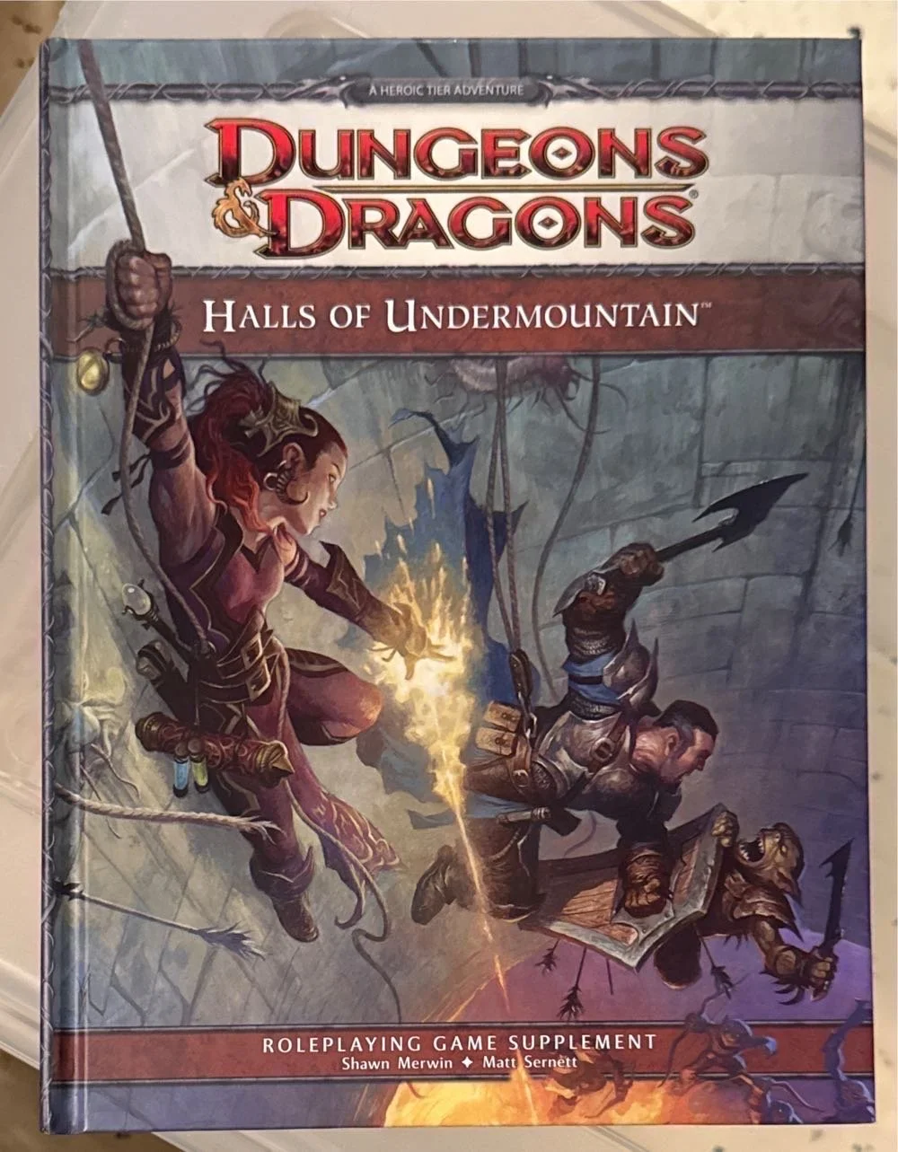 D&D 4e: Halls of Undermountain – Hardcover Adventure (Wizards of the Coast)
