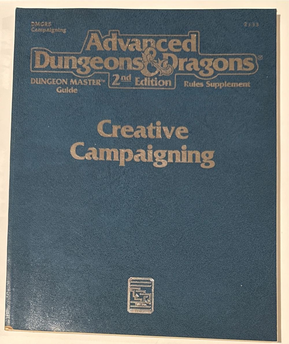 AD&D 2E Creative Campaigning (TSR, 1993)