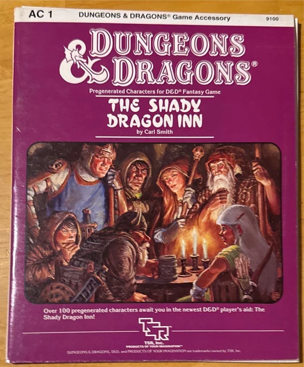 Dungeons and Dragons AC1 The Shady Dragon Inn