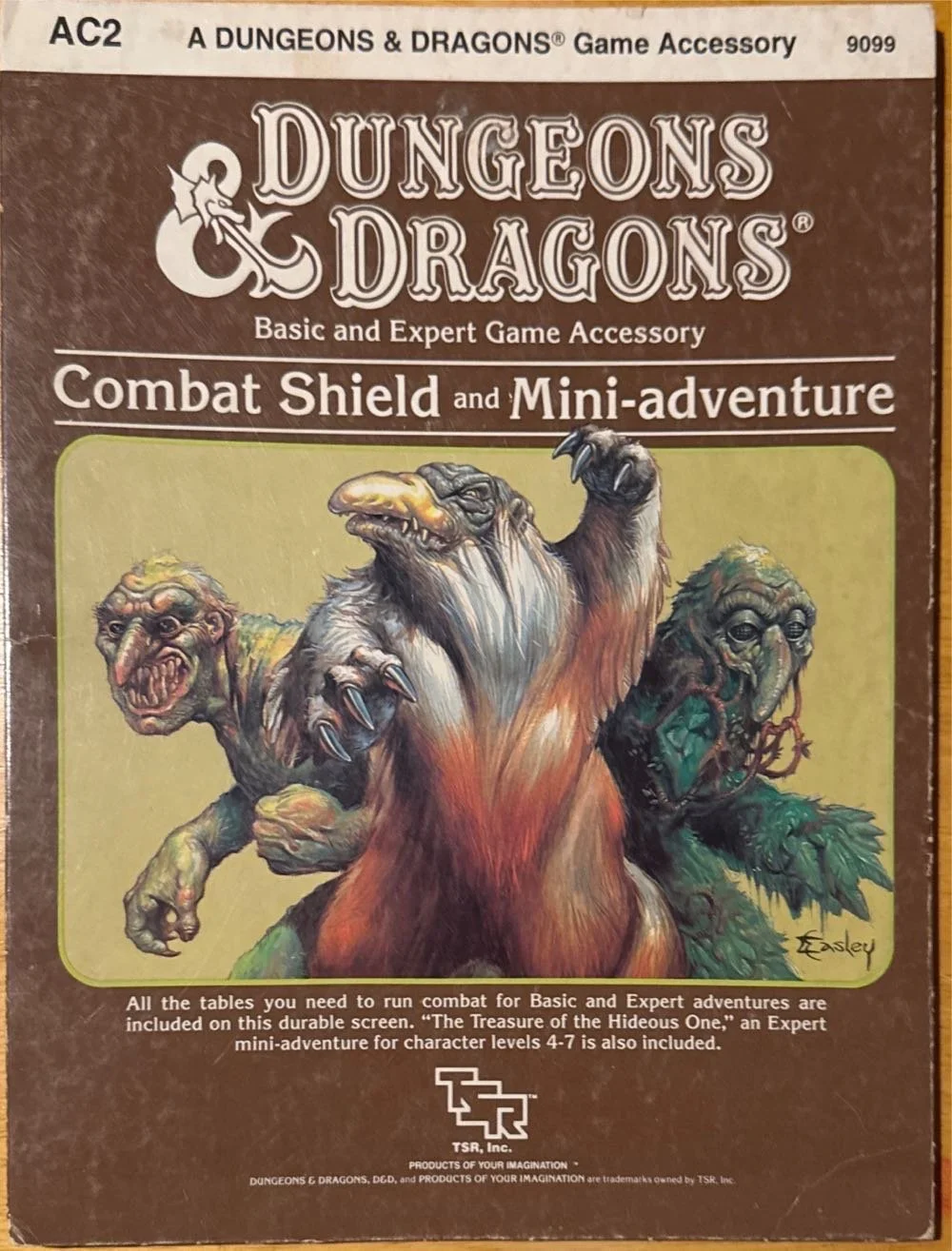 Dungeons & Dragons AC2 Combat Shield and Mini-Adventure