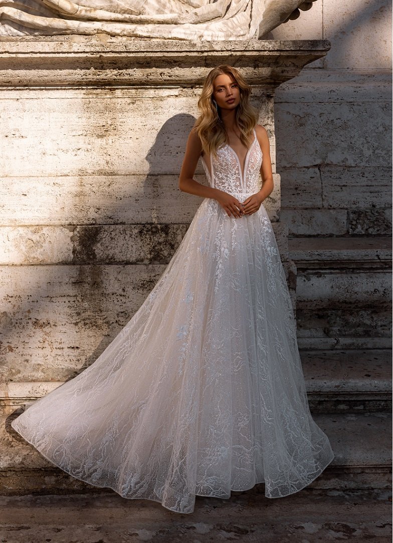 Ella lace bridal gown from Spellbound Bridal — Spellbound Bridal Couture