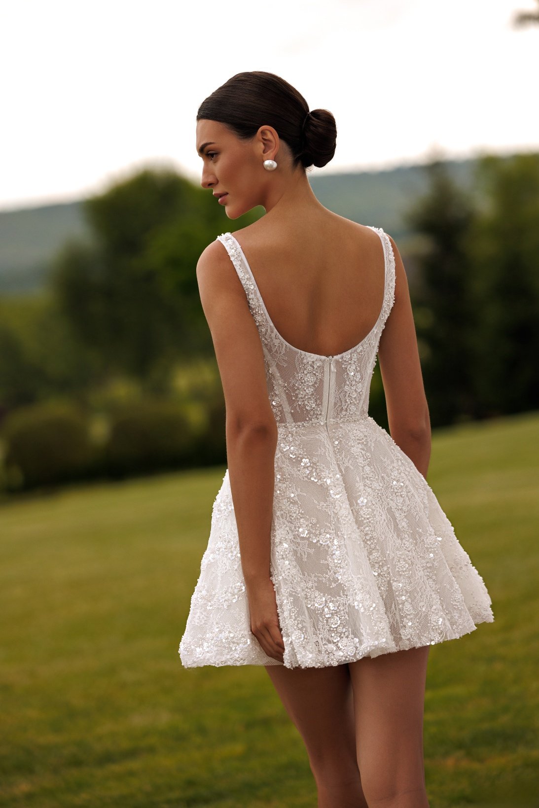 Nerina bridal mini party wedding dress