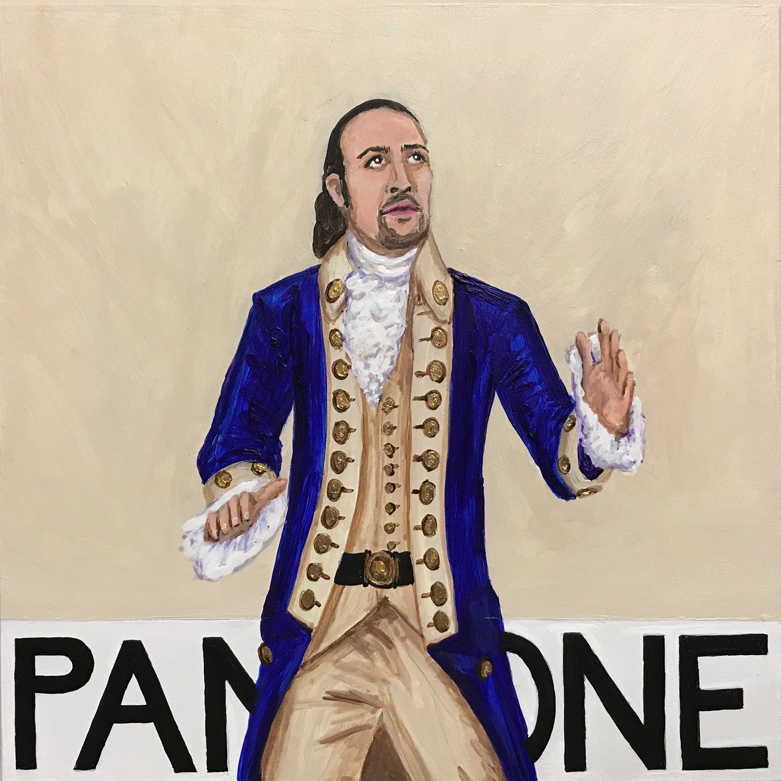 “Pantone 11-0507 Winter’s Ball White” (Lin-Manuel Miranda) | Acrylic on Masonite | 2020