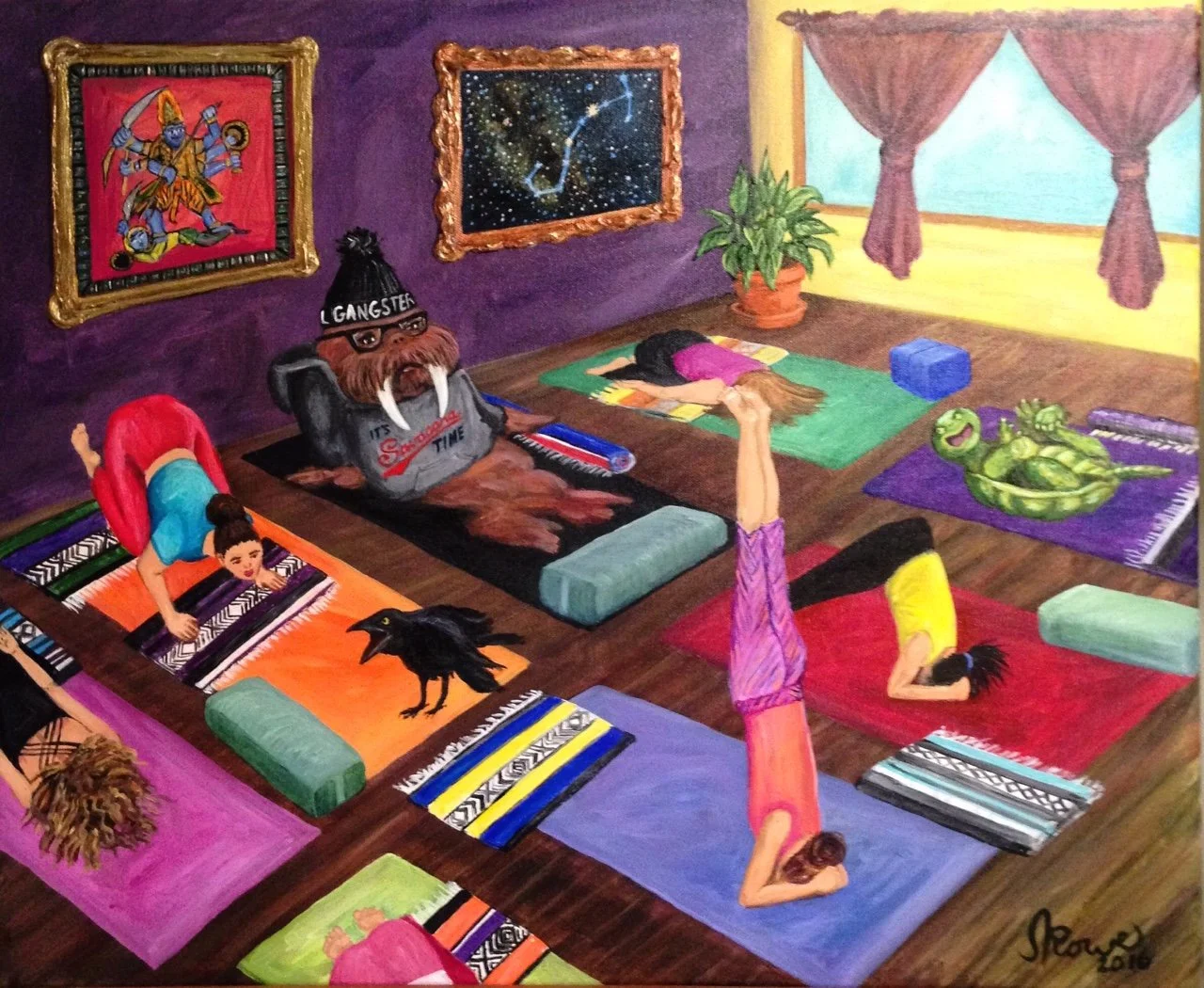 “Snappy Baby” | Acrylic on canvas | 2016 | NFS