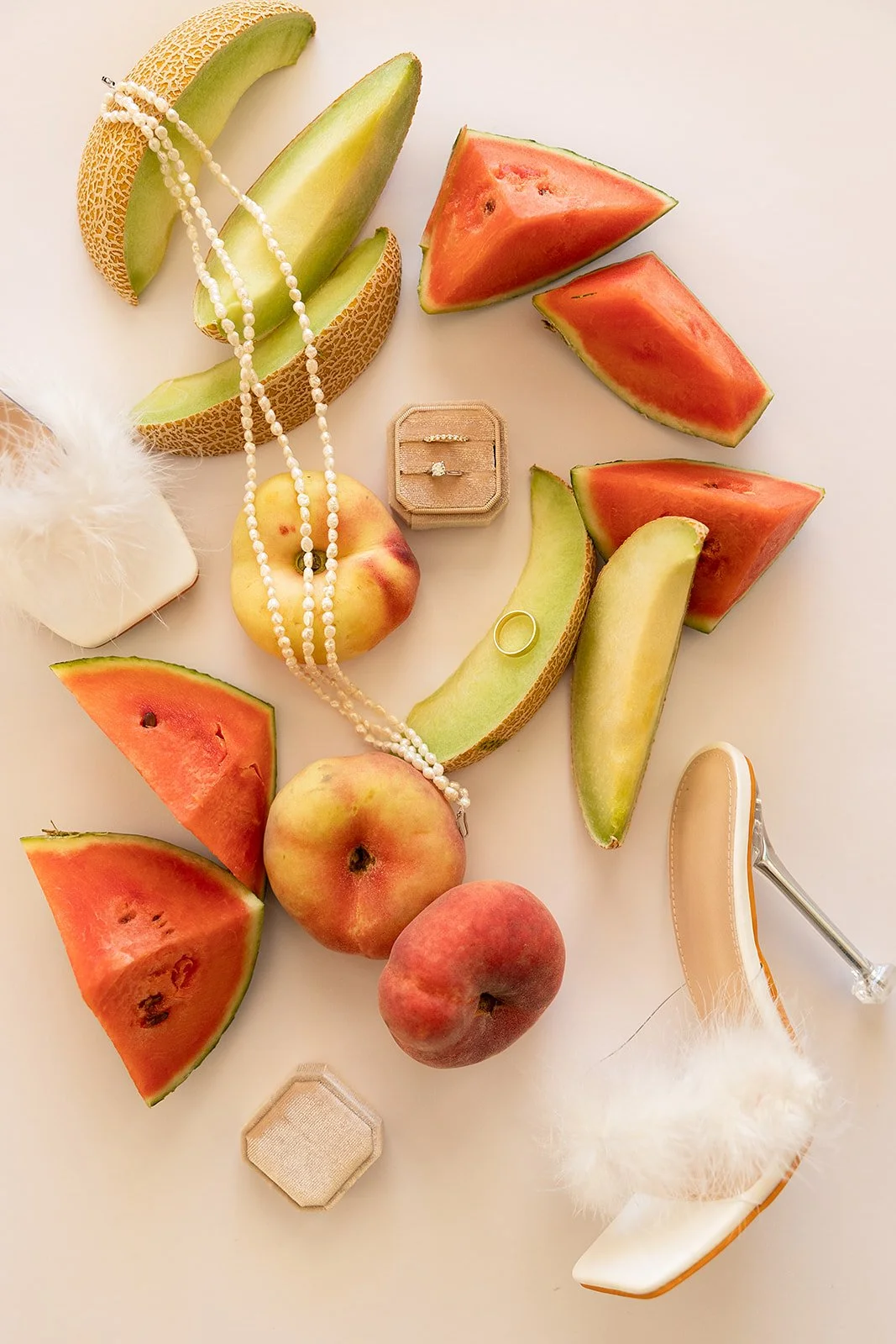 gyümölcsök esküvői dekoráció