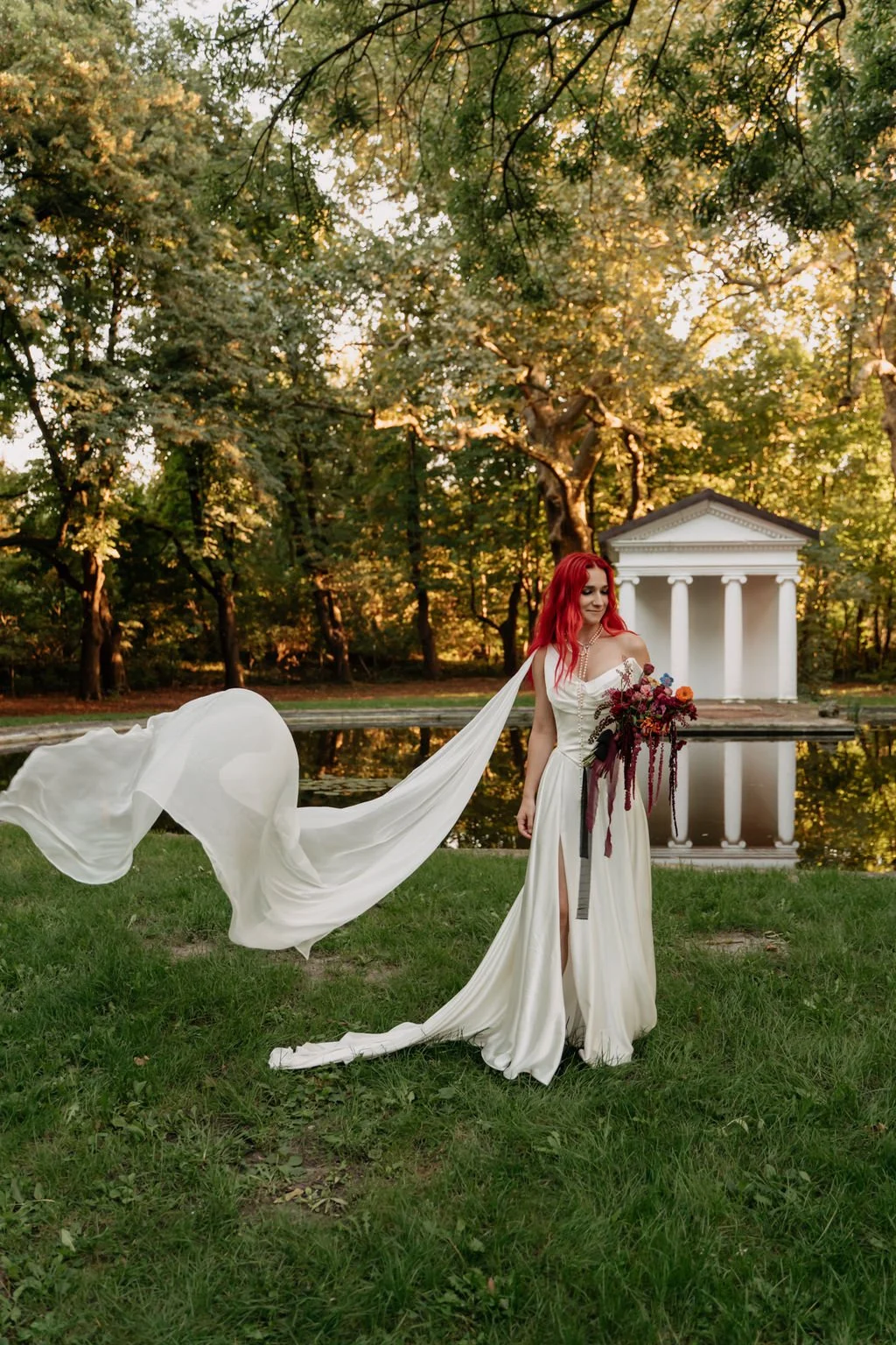 őszi menyasszonyi csokor MONA Design