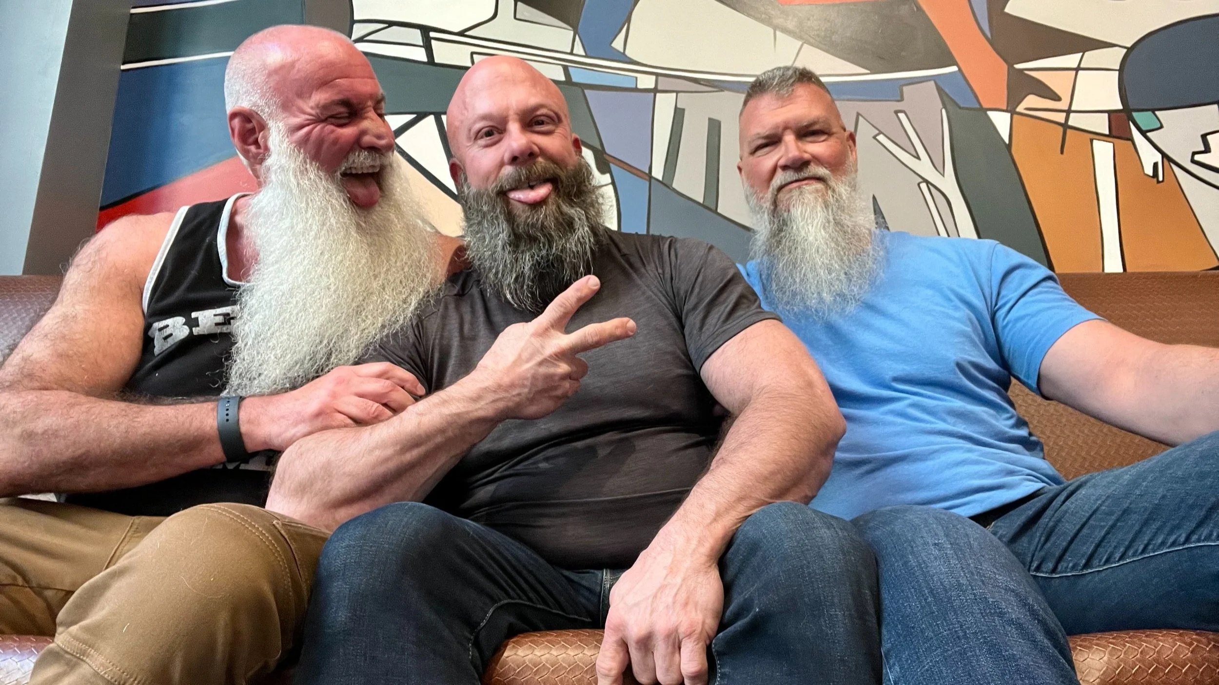 Mark, John and Cory — our chosen family