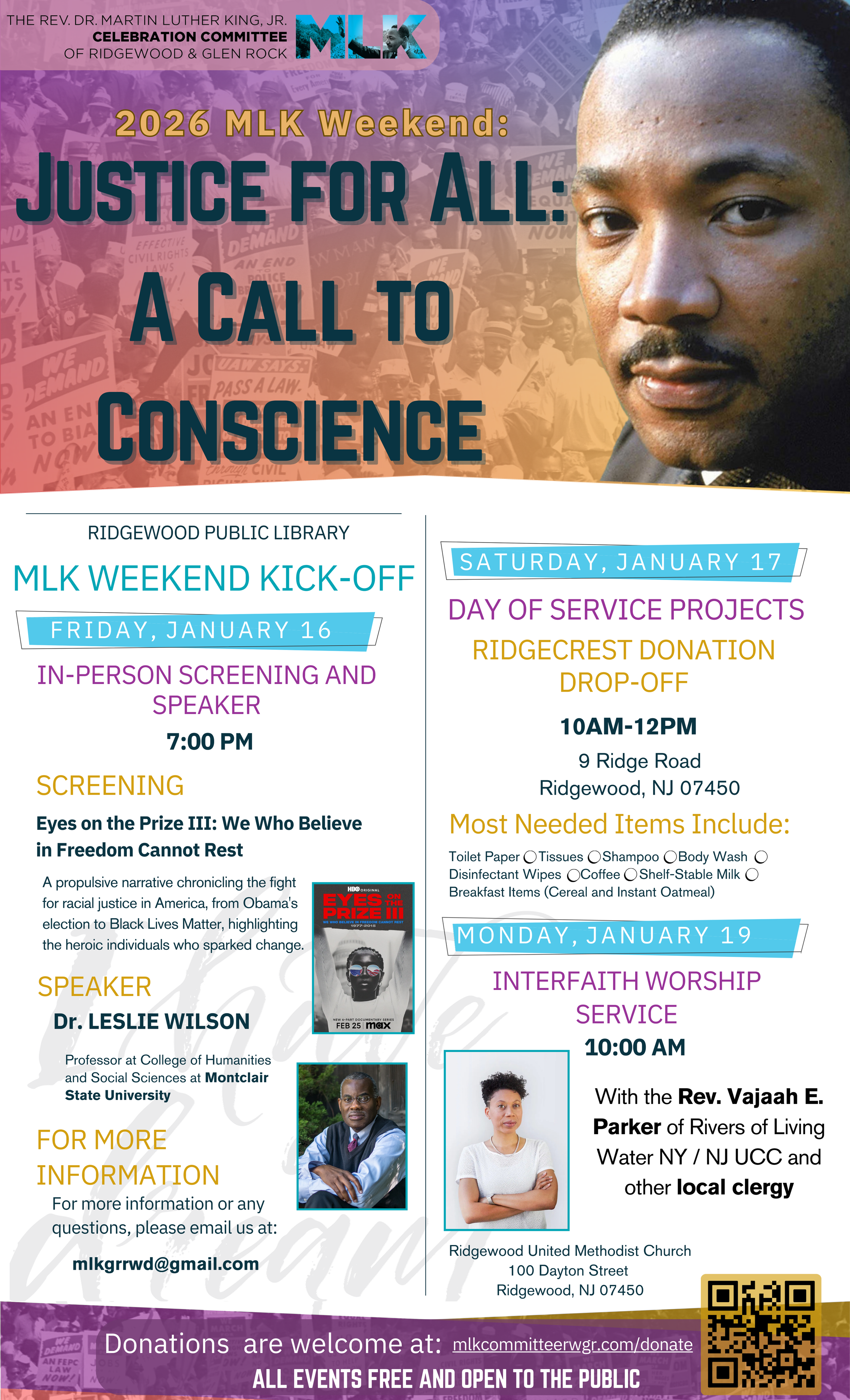 MLK Weekend 2026 — MLK Celebration Committee of Ridgewood and Glen Rock