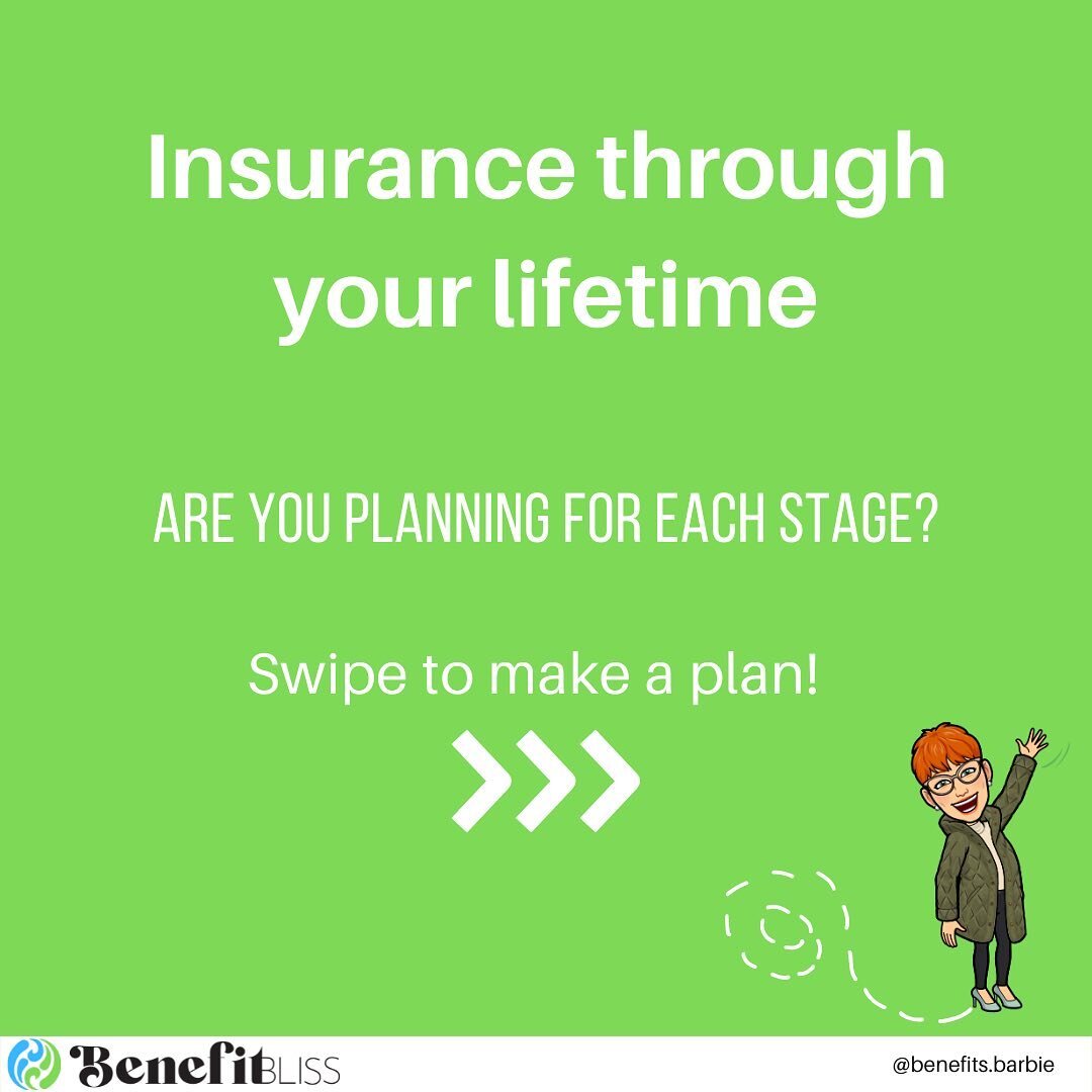 How should you be thinking about insurance as your age changes? 

Well, here's how we break it down by stage of life:

⚡️Working years: Disability insurance. If you are working and earning a paycheck, you should absolutely protect it with disability 