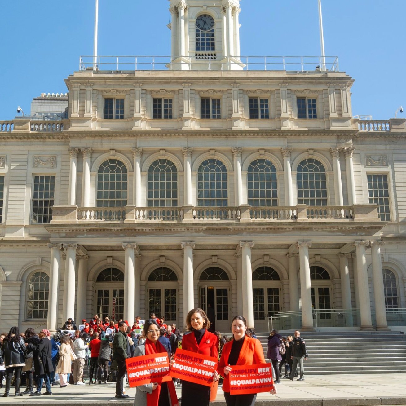 PowHer NY - Equal Pay Day Rally at City Hall