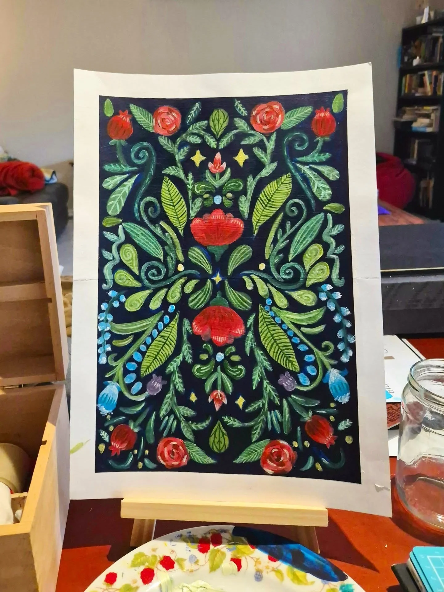 Finished this over the long weekend 💕 
#illustration #illustrationart #mixedmedia #illustrationdaily #acrylicpaint