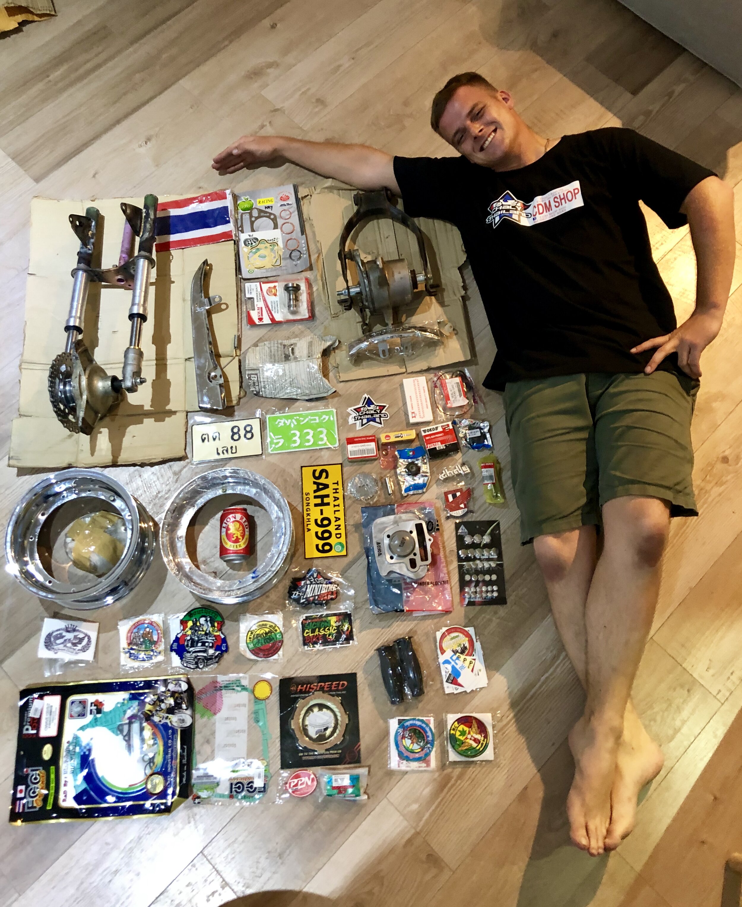 The final parts haul before I left