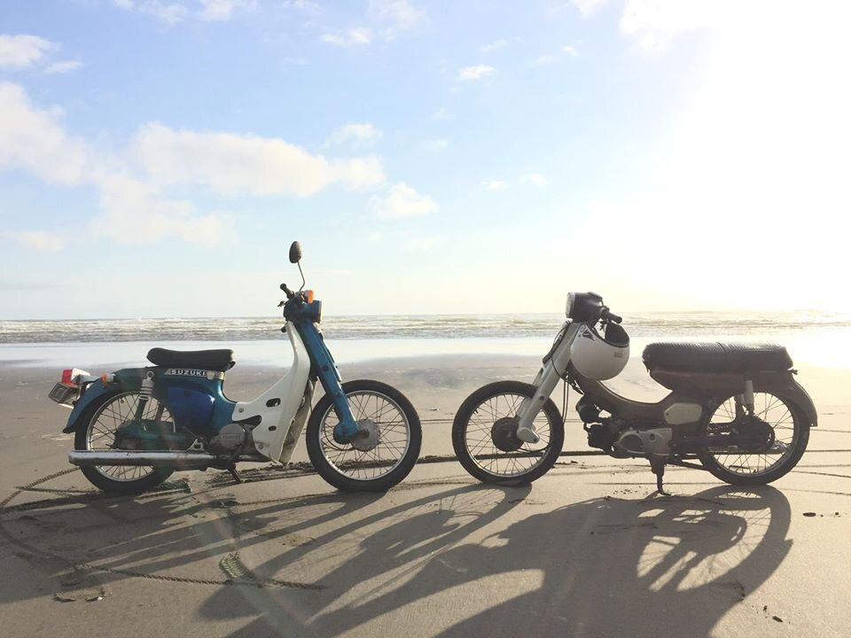 Beach riding with FR50