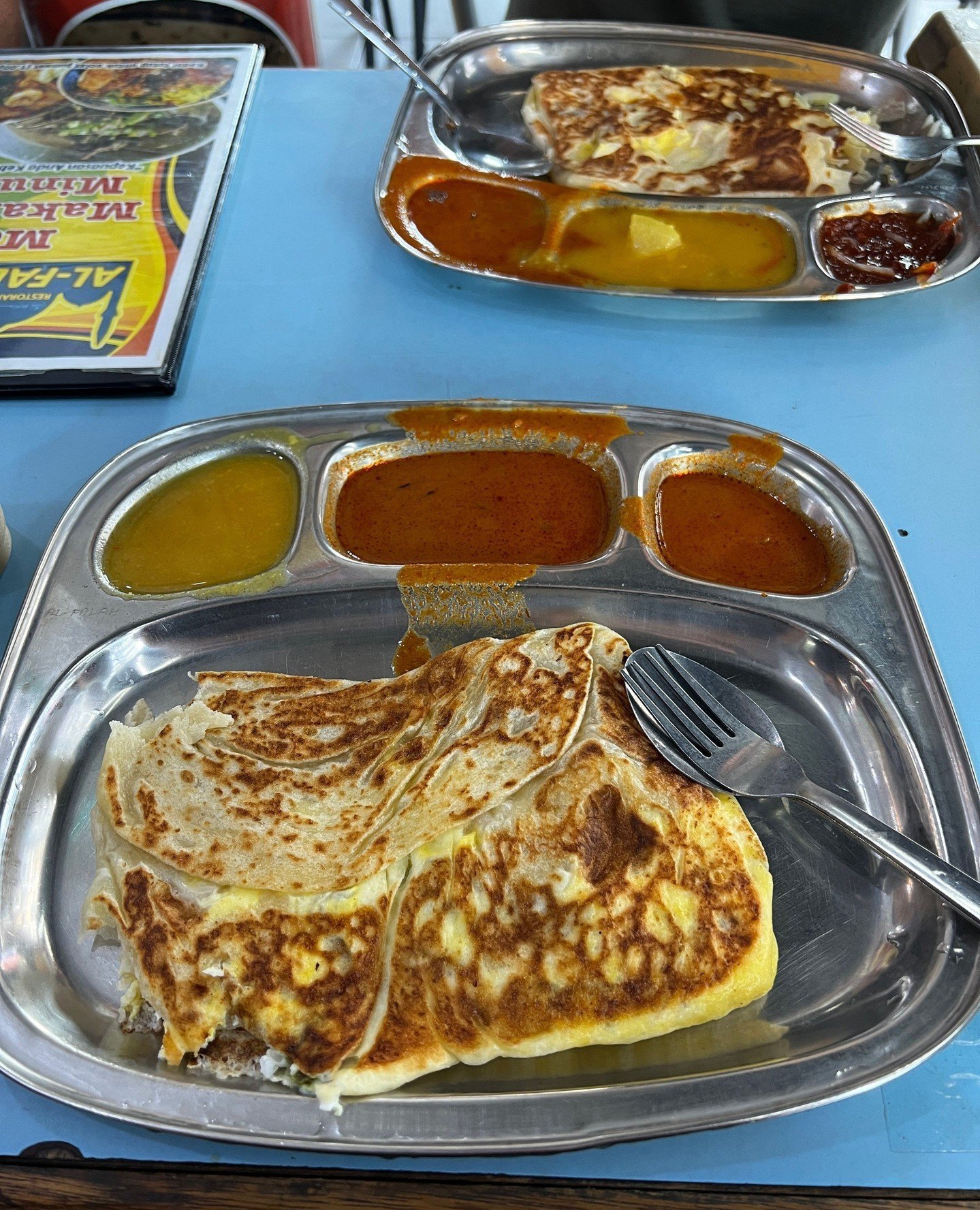 Honestly, I miss this the most from Malaysia. NZ needs to figure out Roti for breakfast ASAP. ⁠
⁠
Whenever there wasn't a mamak close enough a grab bike would drop off a stack of 'em for so cheap! My Malaysian friends would be shocked if they saw how
