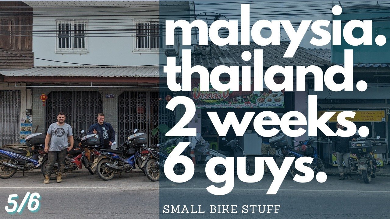 8 hours till the Malaysia - Thailand PART 5 video begins!⁠
⁠
TODAY IS THE DAY! DON'T MISS OUT.⁠
⁠
- Small Bike Stuff⁠