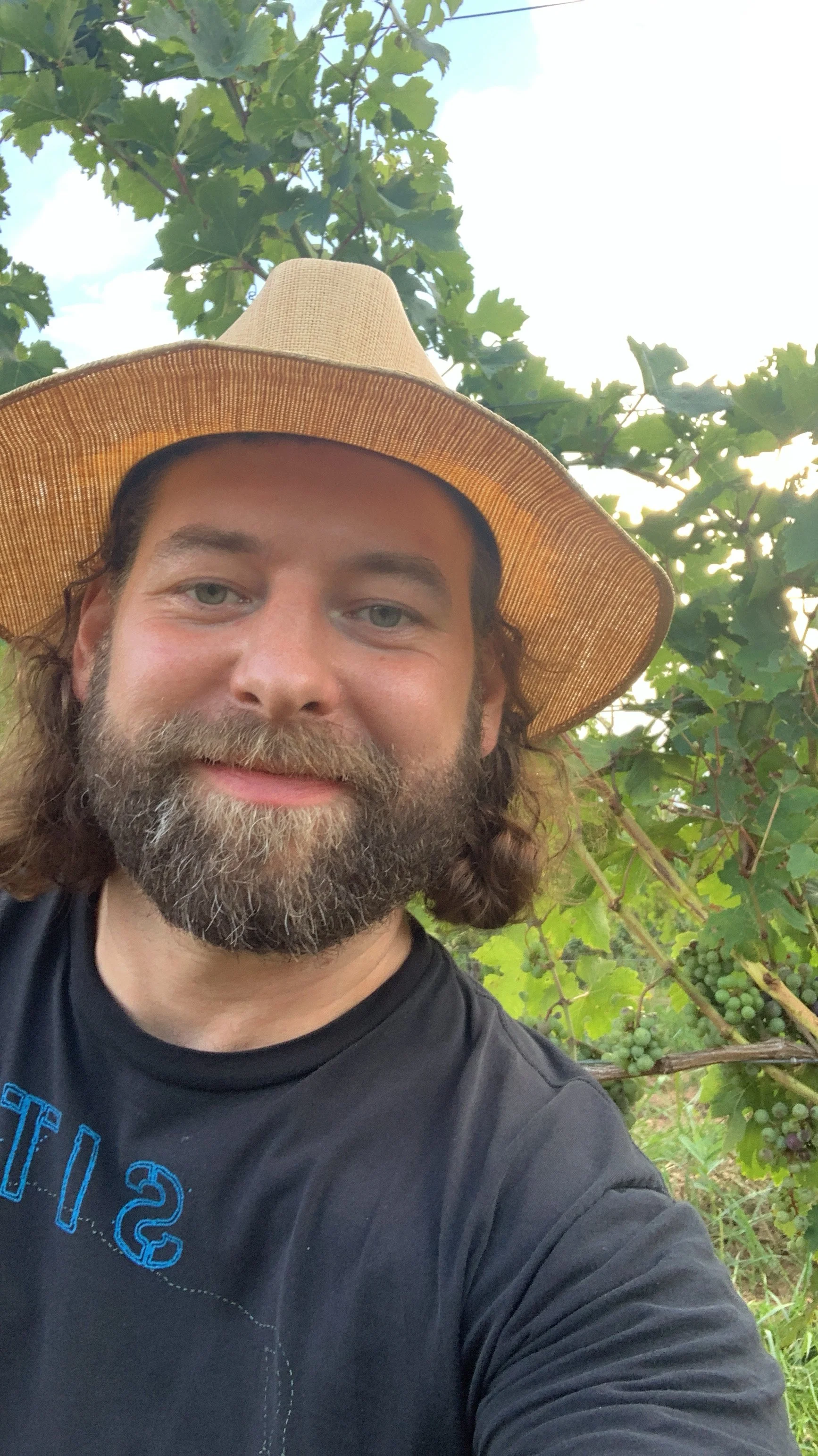 Nate Yielding at Black Ankle Vineyards