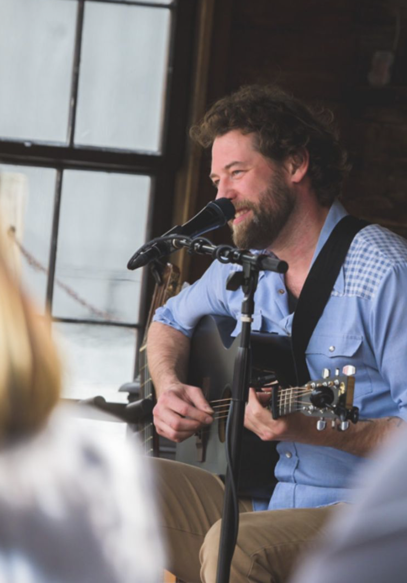 Nate Yielding at Two Lions Vineyards