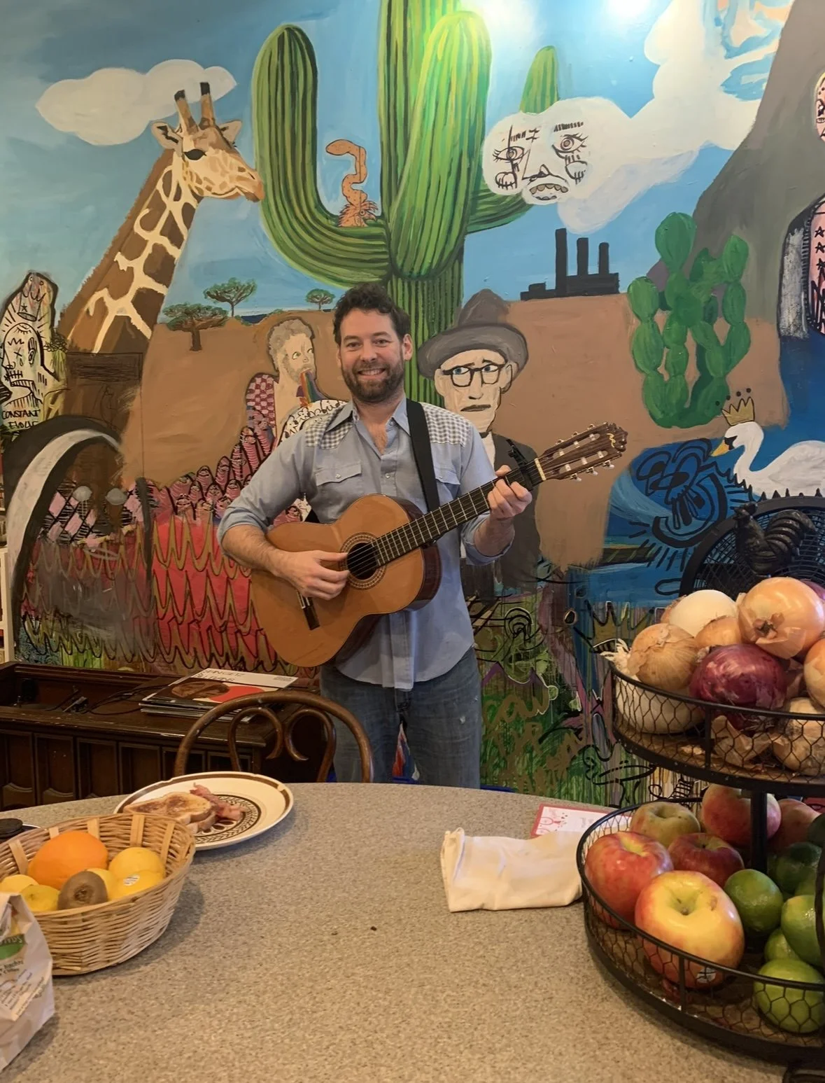 Nate Yielding at Two Lions Vineyards