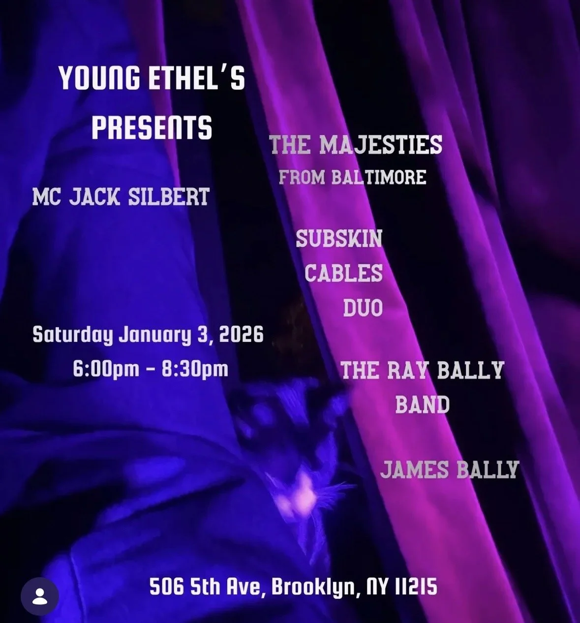 The Majesties/Subskin Cables Duo/The Ray Bally Band/James Bally