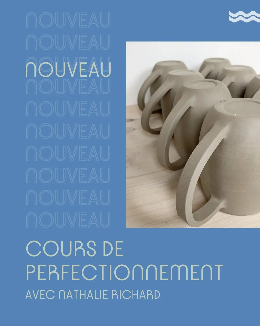 🏺COURS DE PERFECTIONNEMENT🏺

&Agrave; la rentr&eacute;e, d&eacute;couvrez la nouveaut&eacute; de l&rsquo;atelier : les cours de perfectionnement avec @nathalie_richard_ceramiste !

Ce nouveau format est destin&eacute; aux amateurs &agrave; l&rsquo;
