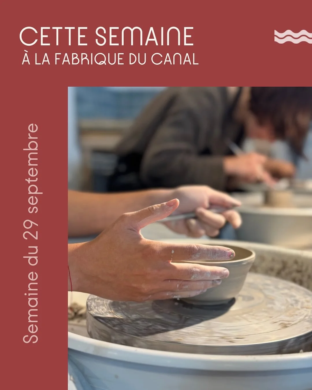 🏺 À l’atelier cette semaine ! 🏺
On profite d’un petit moment calme à l’atelier pour vous faire un petit point sur le programme des cours cette semaine !
👐🏼 AU MODELAGE 👐🏼
> Samedi 4 octobre / 14h-18h : faite