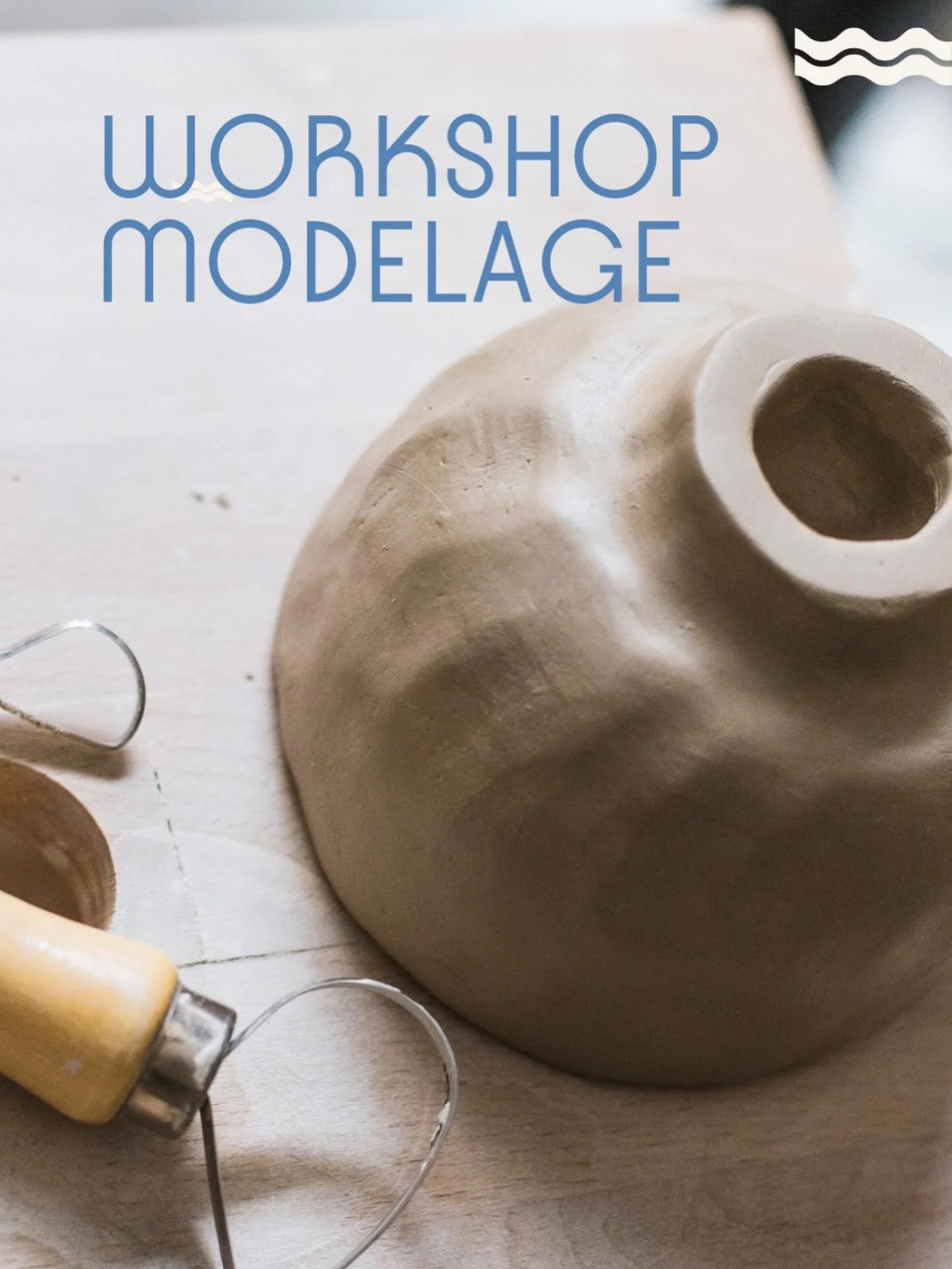 💥WORKSHOP MODELAGE💥
Il reste quelques places pour le workshop modelage qui commence mercredi avec @gabriellelenoir !
&gt; 4 cours pour modeler vos pi&egrave;ces : 1 cours par semaine pendant 1 mois 
&gt; les mercredis soirs de 19h &agrave; 21h30 : 