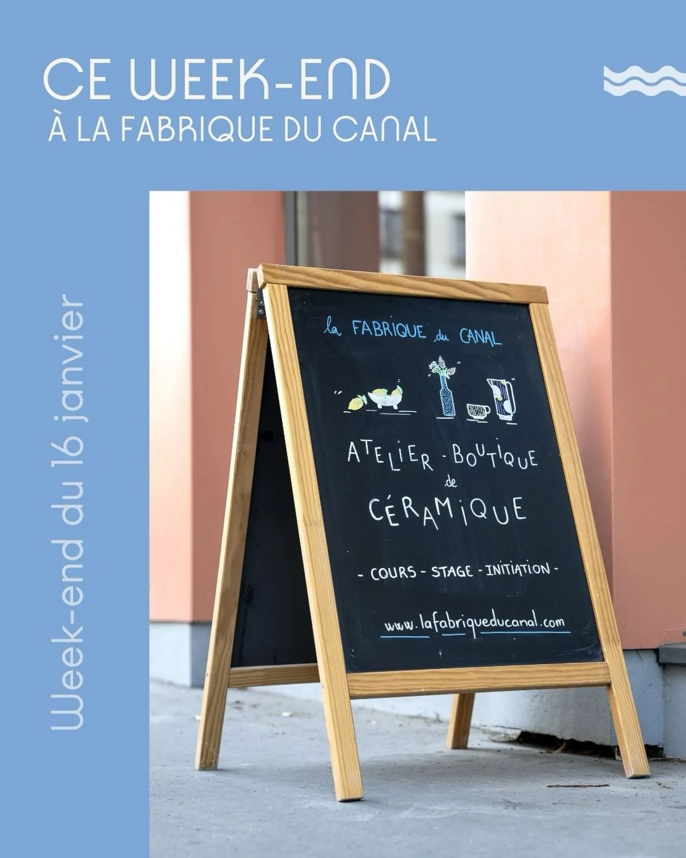 Gros programme ce week-end &agrave; l&rsquo;atelier et il reste quelques places !

🌀TOURNAGE :

➡️ Slow Friday : Vendredi 16 janvier de 12h30 &agrave; 14h / 40&euro; / une mini initiation &agrave; prix mini !

➡️ Initiations tournage 2h / 65&euro; :