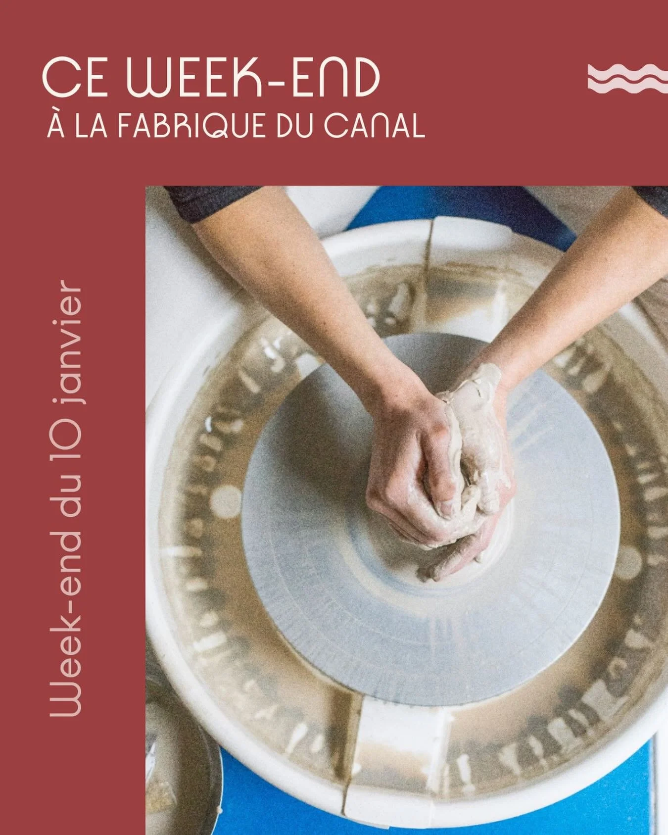 On reprend les bonnes habitudes avec le recap du programme de ce week-end &agrave; l&rsquo;atelier, il reste quelques places pour du tournage ou du modelage 🙌

🌀 TOURNAGE : 
Initiations au tournage / 2h / 65&euro; / avec @laetitiazicavo et @klayand