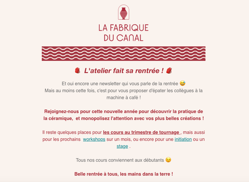 Rentrée de septembre 2024&nbsp;🎒