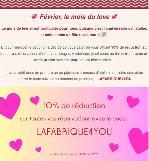 Newsletter de février 2026 💞