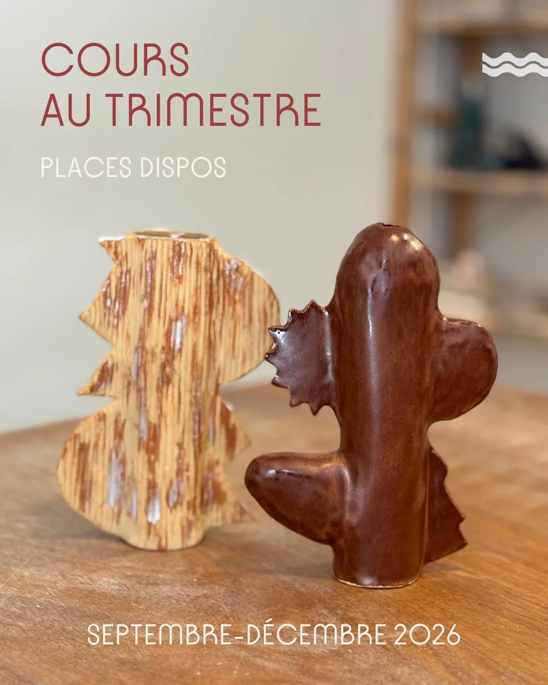 💫 COURS AU TRIMESTRE 💫 RENTR&Eacute;E DE SEPTEMBRE 2026

>> tous les cr&eacute;neaux pour la rentr&eacute;e de septembre 2026 sont en ligne, il reste des places en journ&eacute;e et en soir&eacute;e ! Inscrivez-vous &agrave; l&rsquo;un de nos