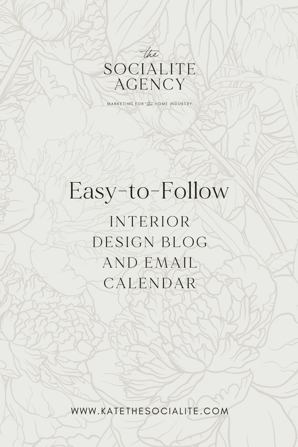 Interior Design Blog and Email Calendar