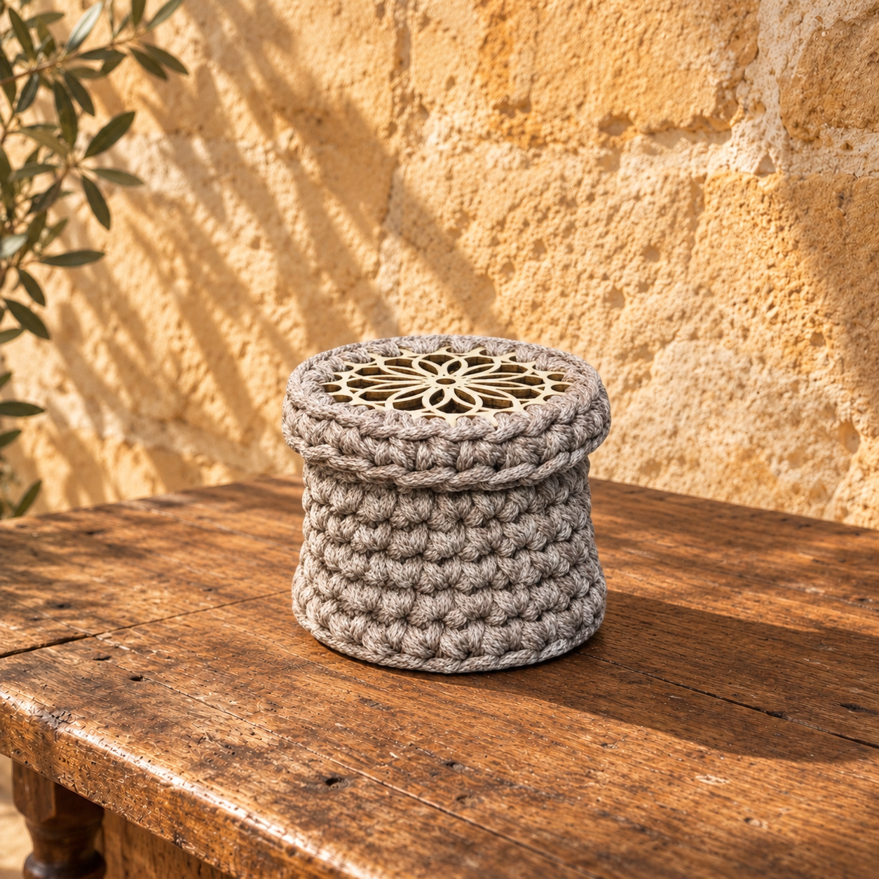 Storage Basket With Lid