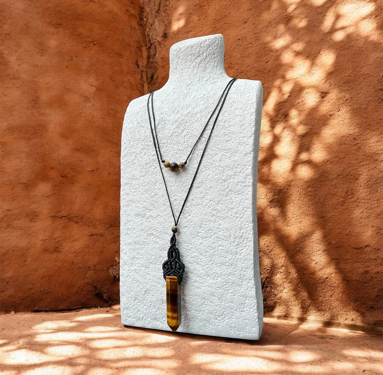 Picture Jasper and Tiger’s  eye necklace