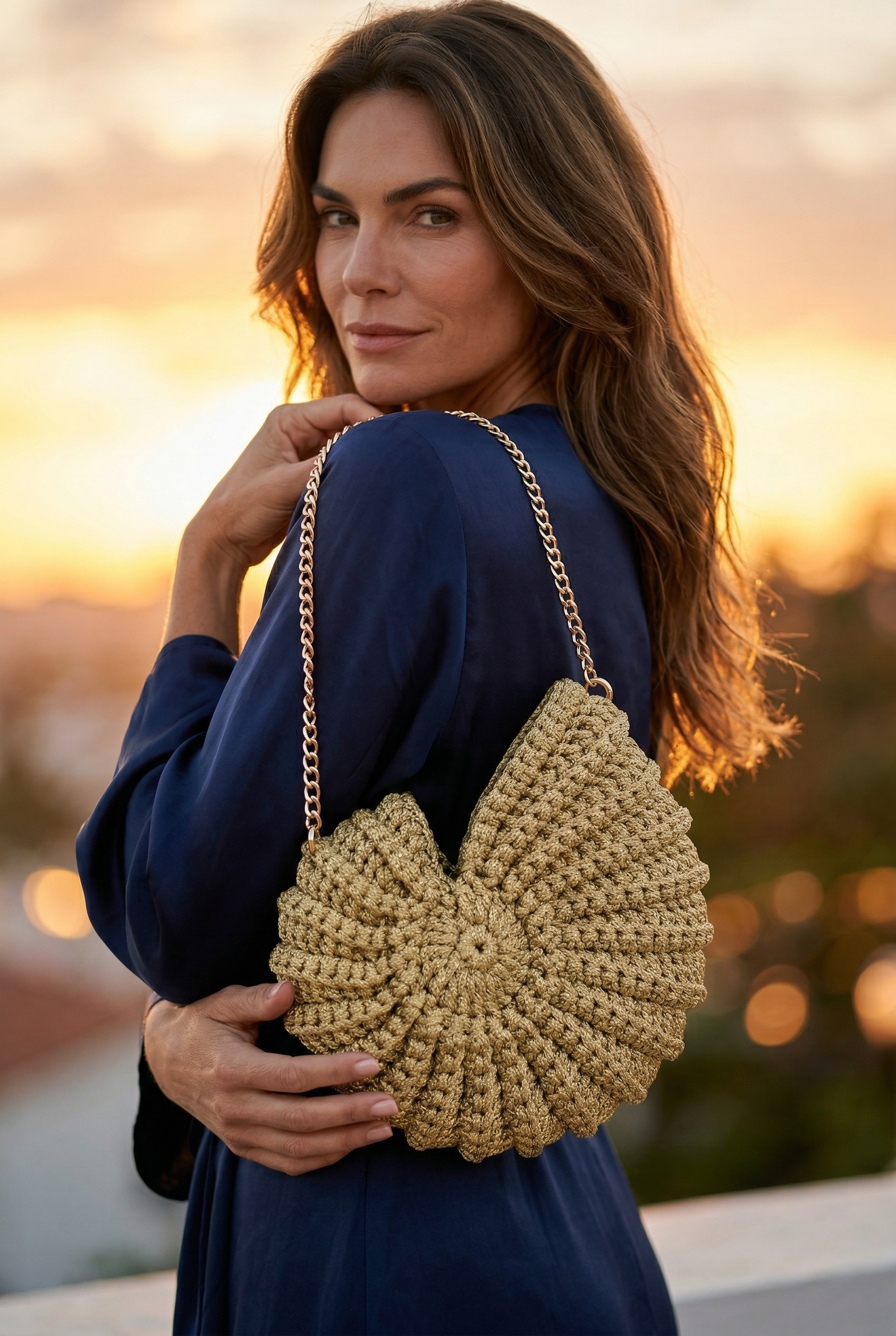 Sparkly Seashell Bag