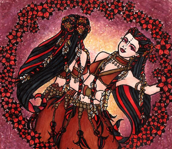 Gemini Twin Belly Dancers