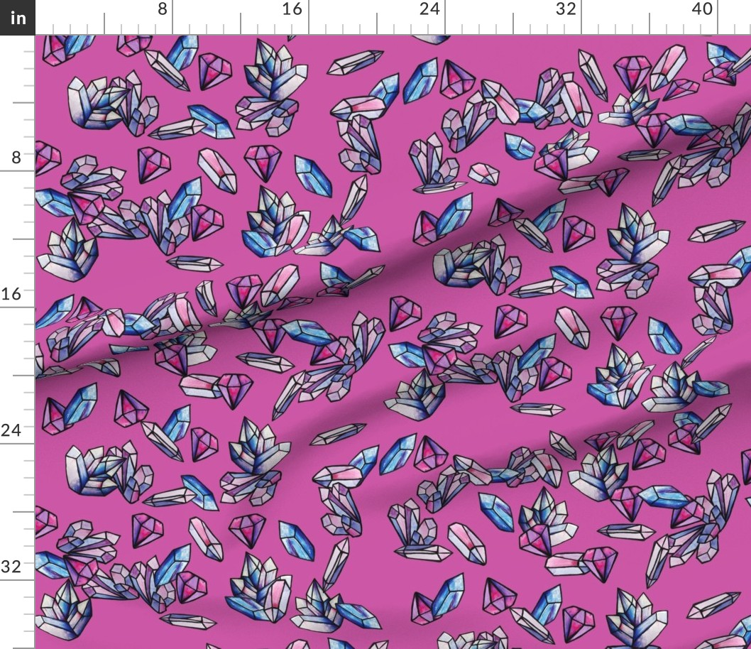 Crystals Fabric