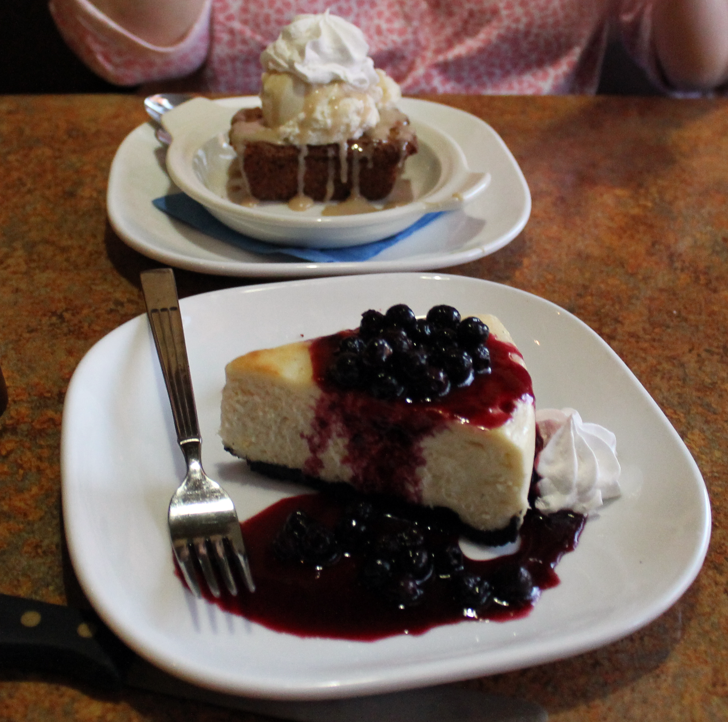 Blueberry cheesecake