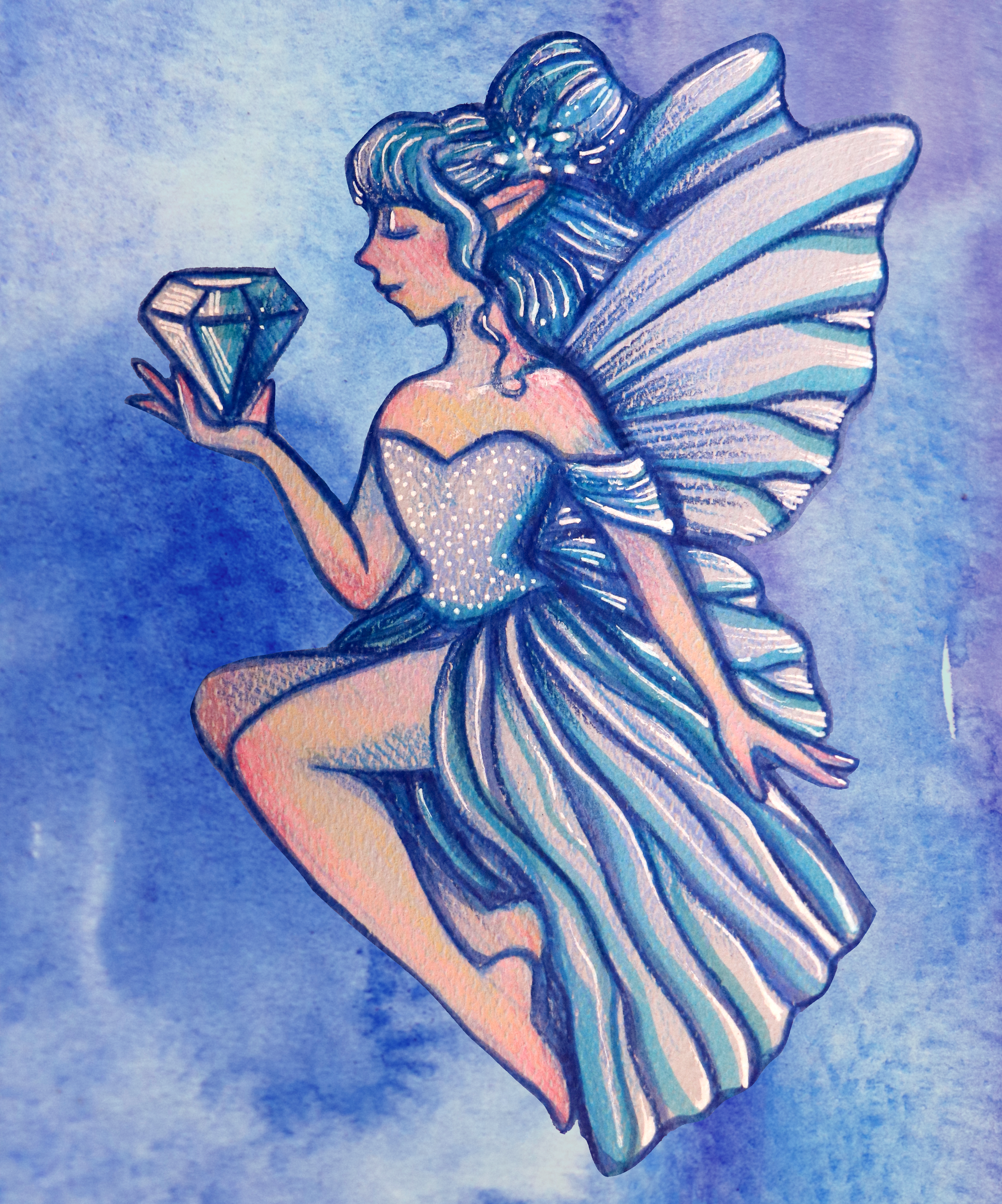 Blue Sapphire Fairy