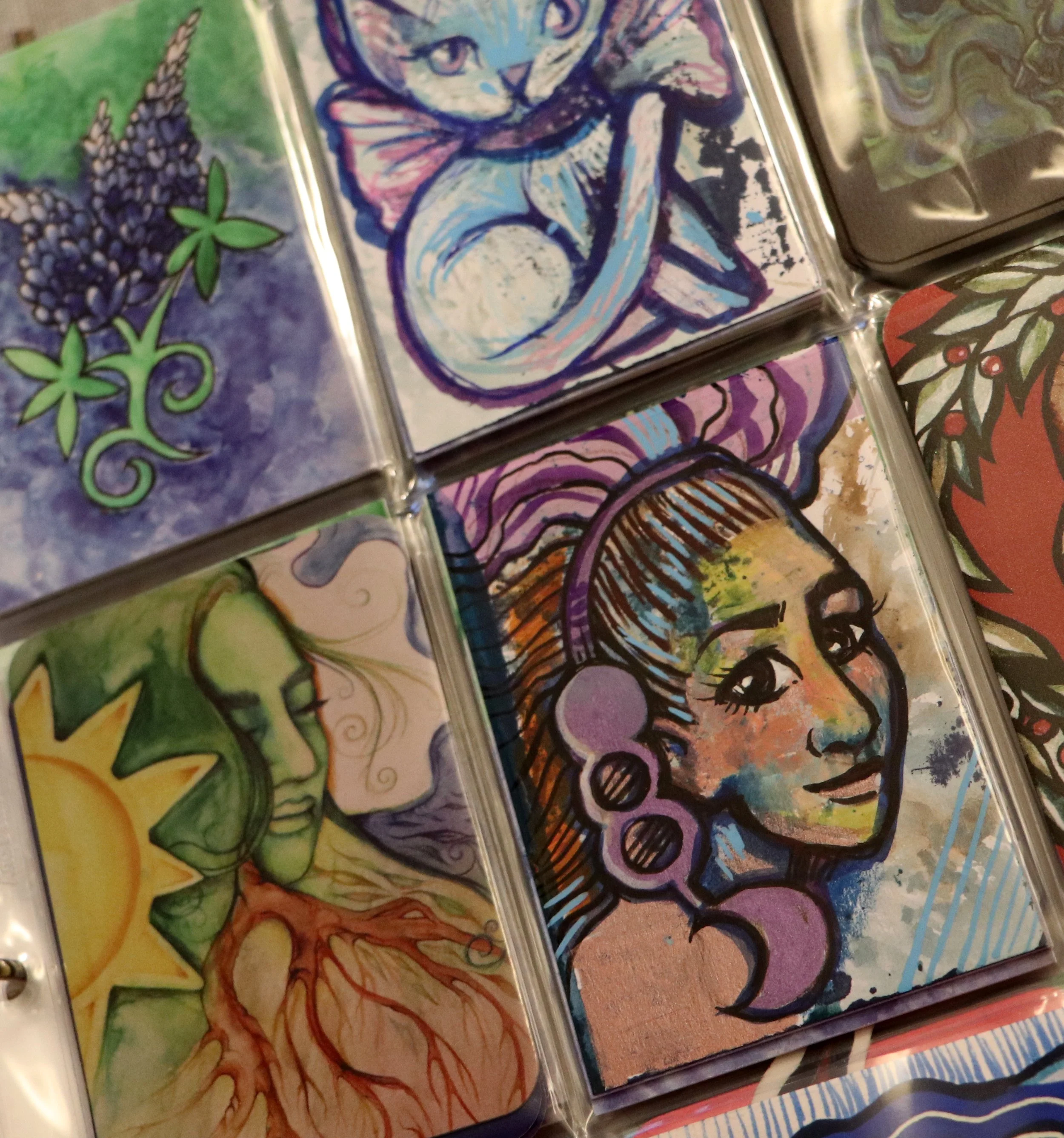 Moon Goddess art card