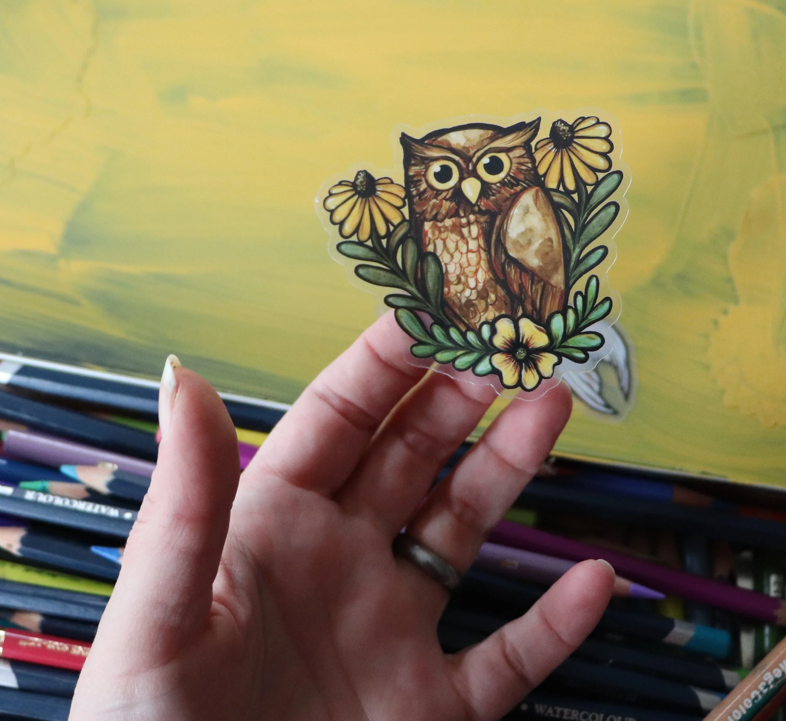 Owl Sticker